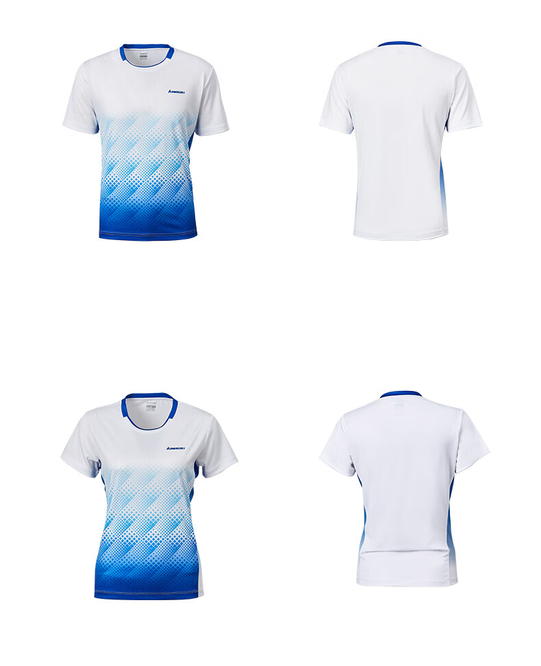 KAWASAKI Clearance Sale Professional Badminton Shirt, Women's Sports Short-Sleeve T-Shirt, Quick-Dry K2013, White, M 13