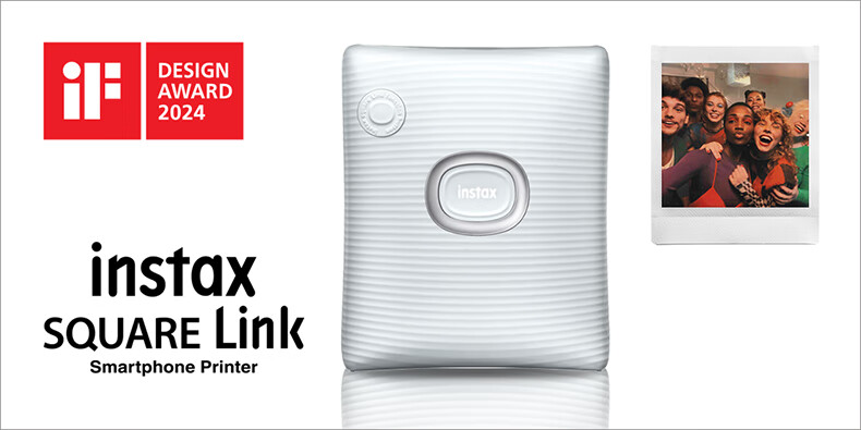 INSTAX Fuji INSTAX SQUARE Link Instant Camera, Smartphone Photo Printer, Mountain White, for Students And Home Use 2