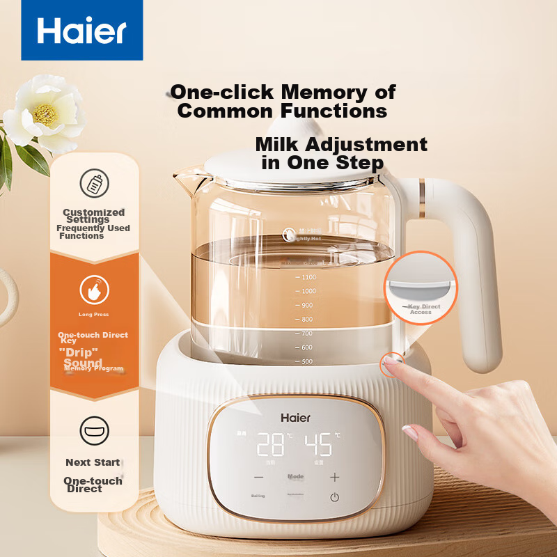 Haier Constant Temperature Kettle, Baby Formula Maker, Milk Warmer, Bottle Warmer, Milk Powder Mixer, Insulated Electric Kettle, Health Pot