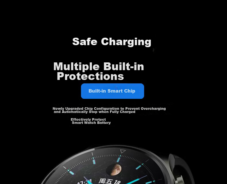 Watchbond Compatible Charger for Huawei Watch GT5/GT6, GT4/GT3 Base Station, Watch4/3 Pro Wireless GT2 Pro Smart Buds/Cyber Integrated Magnetic Fast Charging 6