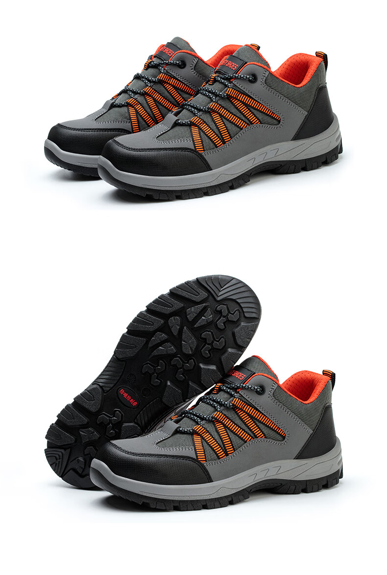 LAOGUANJIA Men's Safety Shoes with Steel Toe Cap, Puncture-Resistant, Breathable, Protective Work Shoes for Electricians, Insulated And Wear-Resistant Hiking Shoes 508 Size 41 16