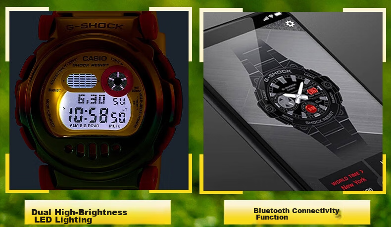Casio Men's G-SHOCK Watch, Student Fashion Sports Digital Japanese/Korean Style Watch, Gift for Boyfriend G-B001MVA 19