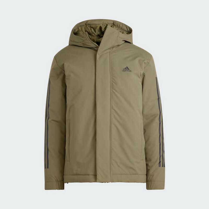 Adidas Men's Casual Three-Stripe Cotton Jacket IX8884 Size L 7