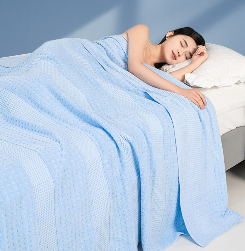 Hengyuanxiang Pure Cotton Traditional Towel Blanket, Single Person Class A All-Cotton Maternity Grade Towel, Nap Blanket, Air Conditioning Summer Cool Quilt for Summer 2
