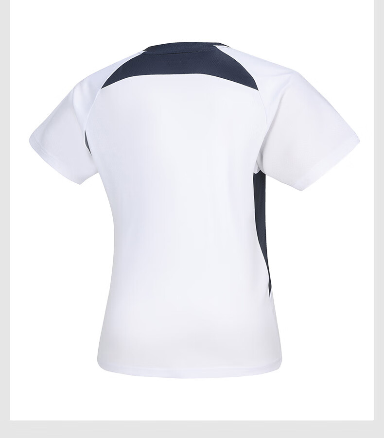 YONEX Badminton Shirt for Competition Training, Running, Fitness, Sweat-Wicking, Breathable Short Sleeve for Women 210284BCR White O 9