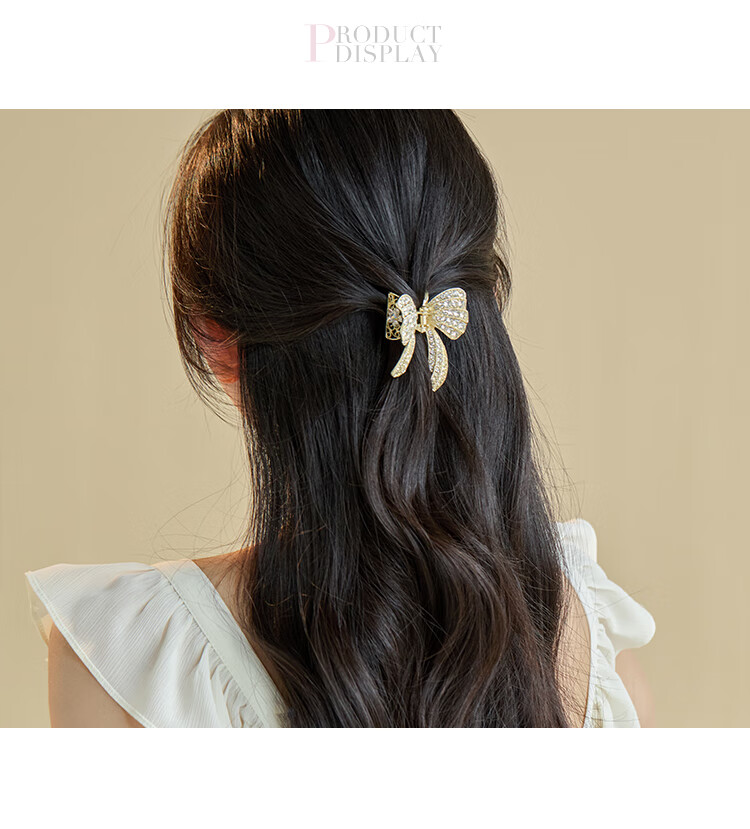 CHIMERA Butterfly Hair Claw Clip, Back of Head Half-Up Hairpin, Hair Accessory Clip, Hair Clip, Birthday Gift for Girls 7
