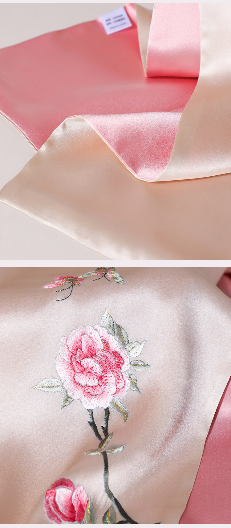 Hangsilu Suzhou Embroidery Silk Scarf for Women, Neck Protection Mulberry Silk Shawl, Birthday Gift for Wife Or Mother, High-End Practical Present 10