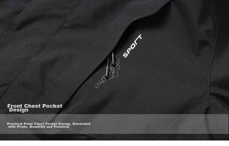 JEEP SPIRIT Men's Windbreaker Jacket for Spring, Autumn And Winter Outdoor Three-In Hooded Mountaineering Coat, Gray, 4XL 22