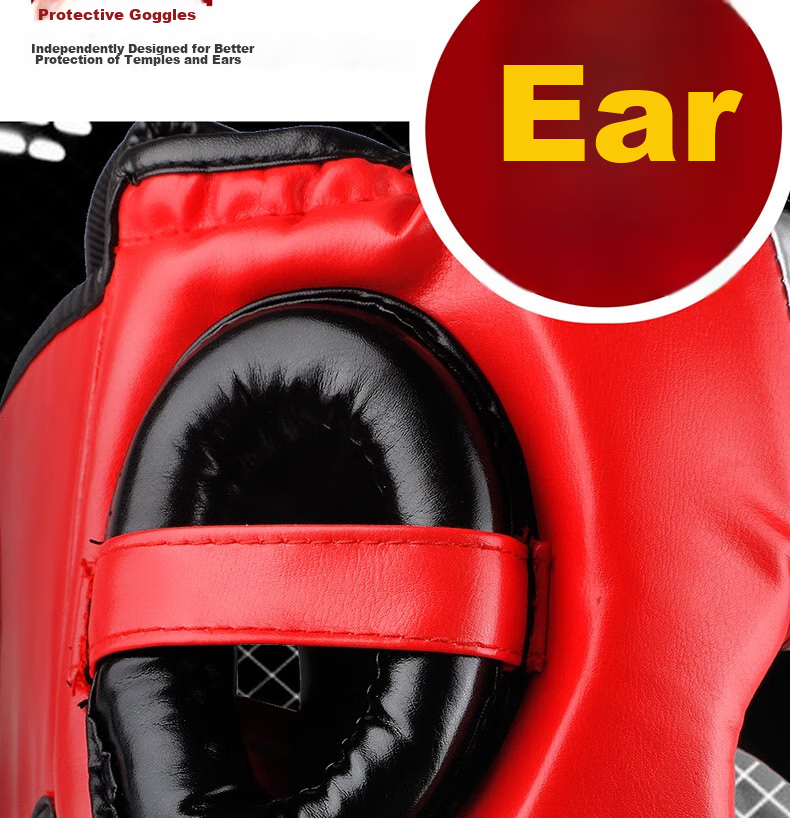 Jingpai Boxing Head Guard Professional Fighting Kickboxing Adult And Children's Boxing Monkey Face Helmet Full Protection Headgear 4