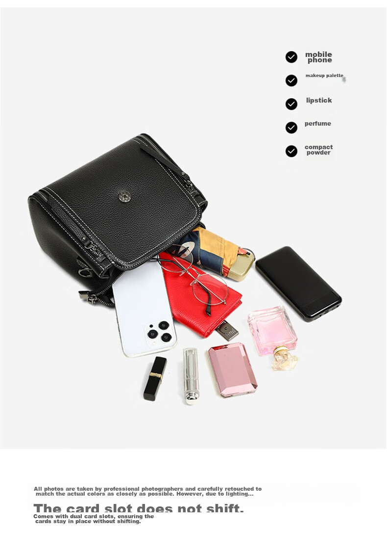 C.BANNER Top-Grain Leather Handbag, Bucket Bag for Women, Mom Bag, Crossbody Shoulder Bag, Brand Birthday Gift for Girlfriend on May 20 6