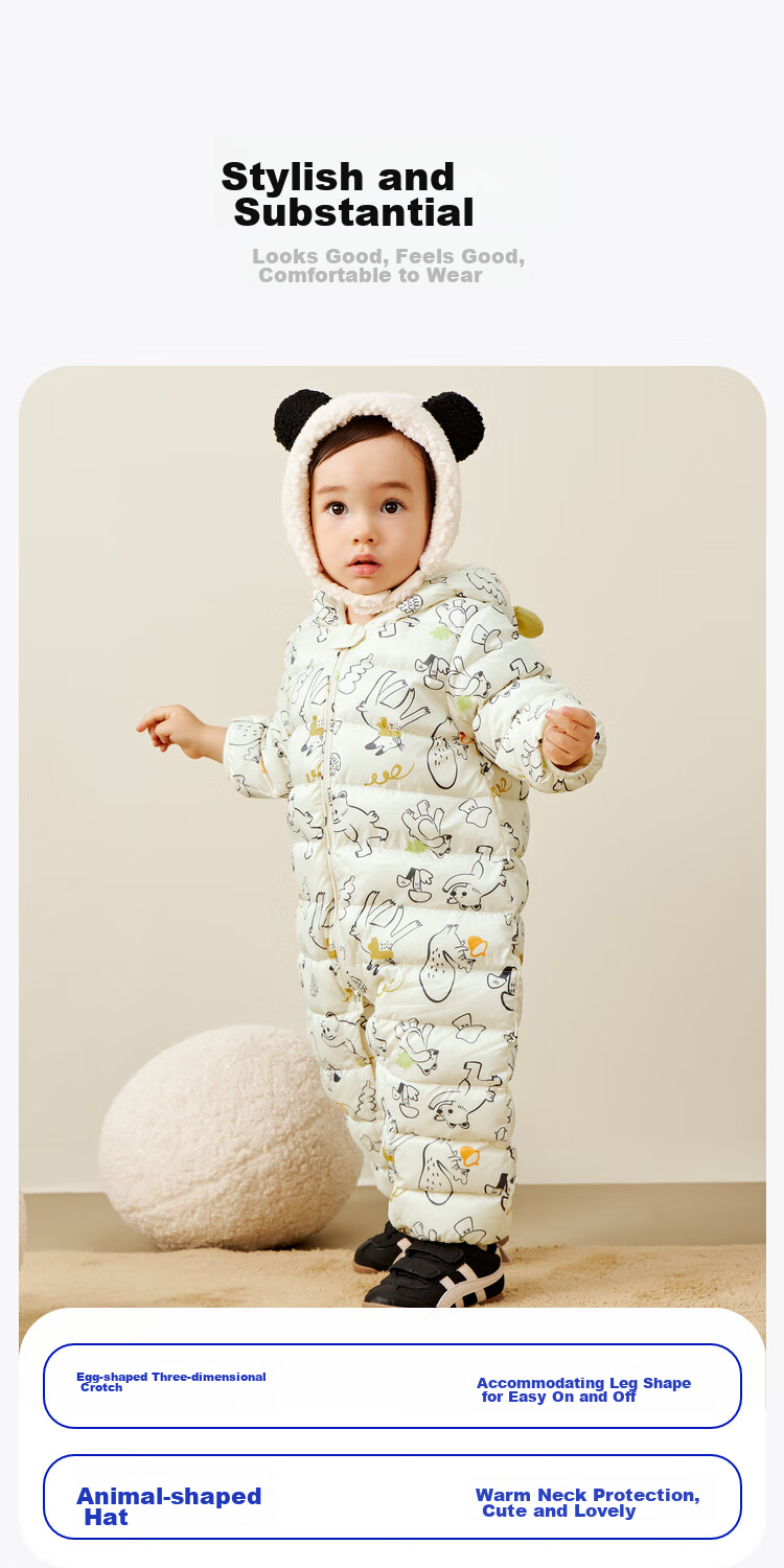 Minibala Three-Protection Down Jacket for Boys And Girls, Baby And Toddler Down Coat, Cute Outerwear, New Product 3