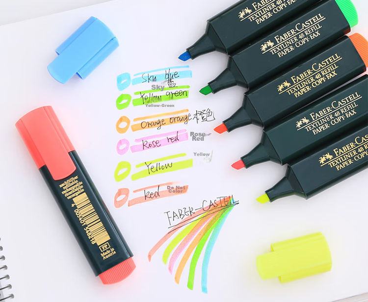Faber-Castell Highlighter Pen, Colorful Marking Pen, Eye-Catching Marker, 154815 Orange, Single Pe 7