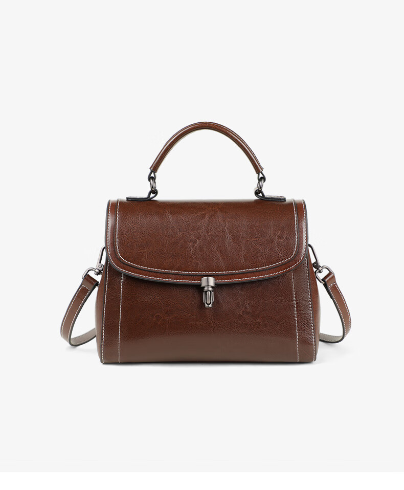 Aiqinghai Leather Handbag, Women's Shoulder Crossbody Tote Bag, Versatile Mom Bag, Practical Birthday And Mother's Day Gift for Mothers 9