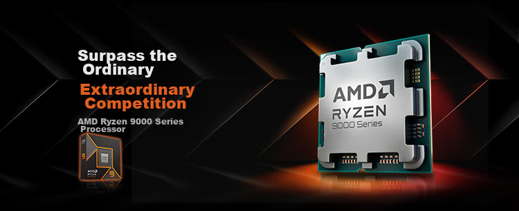 AMD Ryzen 9 9900X Processor (R9) 4nm 12-Core 24-Thread Max Boost Clock up to 5.6GHz Boxed CPU for Smooth Gaming, PUBG/Delta/CSGO 1