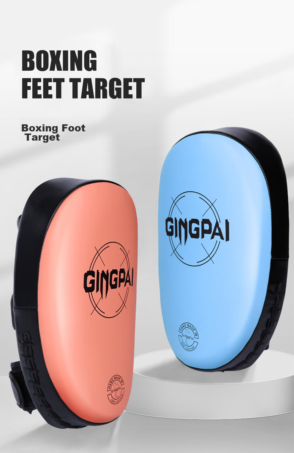 Jingpai Boxing Gloves, Hand Target, Foot Target for Adults And Children, Parent-Child Set, Punching Bag, Training Target for Muay Thai And Fighting, 6oz 12