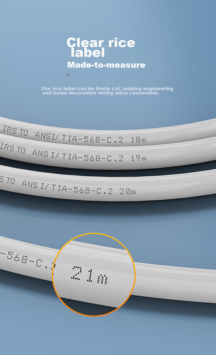 CHOOSEAL (CHOSEAL) Cat5e Unshielded Ethernet Cable, Pure Copper Core, for Engineering, Home Installation, Office, Surveillance Wiring And Broadband Connection, 50 Meters, QS2637 5