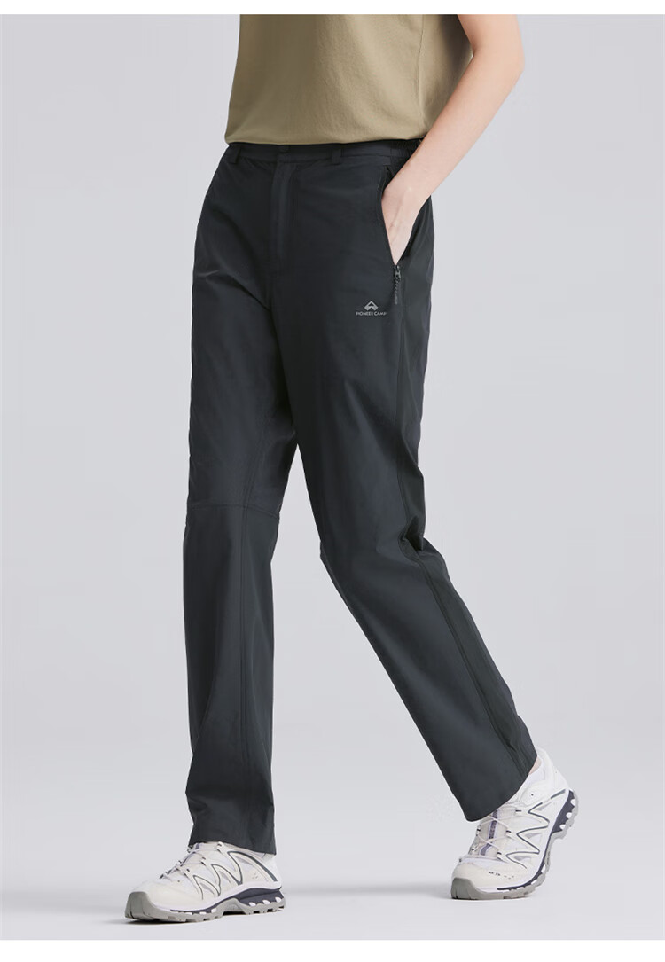Pioneer Camp Windproof Outdoor Pants for Women, Summer Lightweight Sports Hiking Climbing Trousers, Breathable Water-Repellent Casual Straight-Leg Long Pants 15