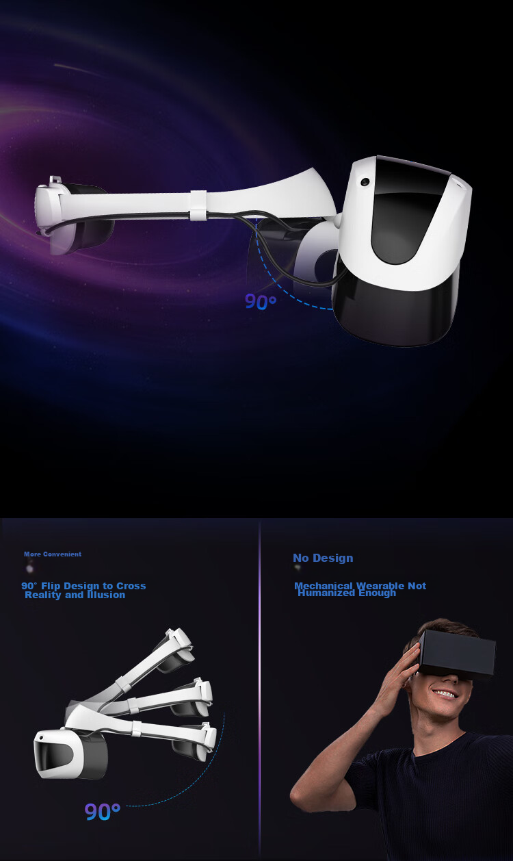 DPVR E4 Performance Edition, PCVR Headset, Smart Glasses, Compatible with Thousands of Steam Games, Alternative to Vision Pro, 3D Viewing, Play Black Myth: Wukong, Not A Standalone AR Device 19