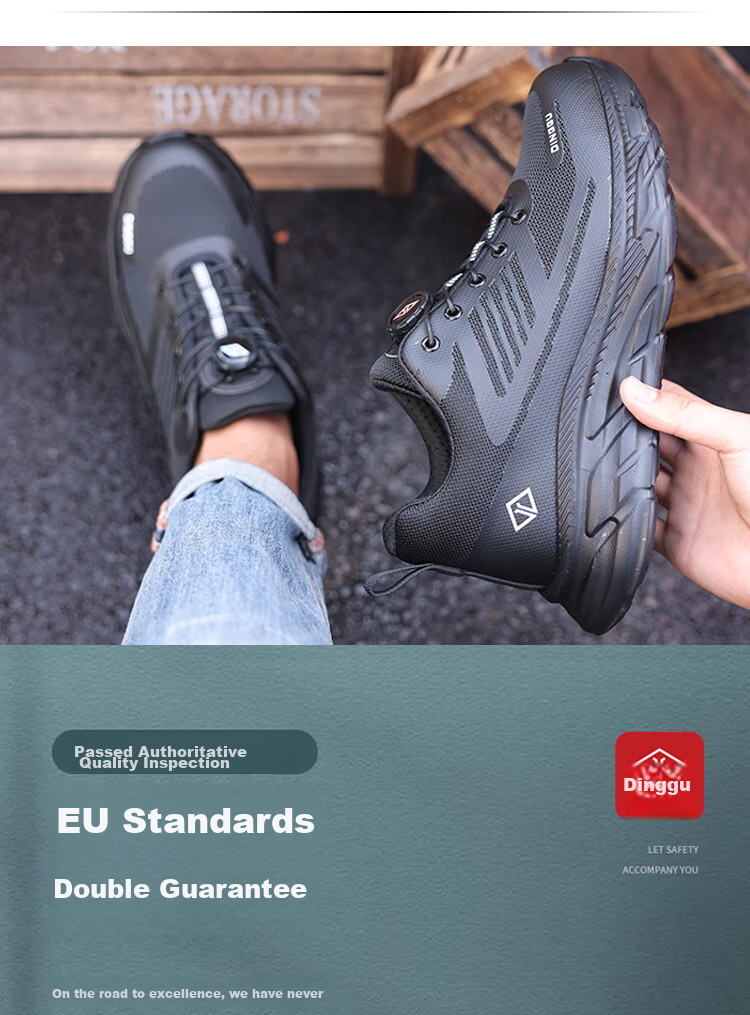 Dinggu Intelligent Buckle Safety Shoes, Lightweight And Comfortable Work Shoes, [Best-Selling All-Season Model] JD1322hei41 11