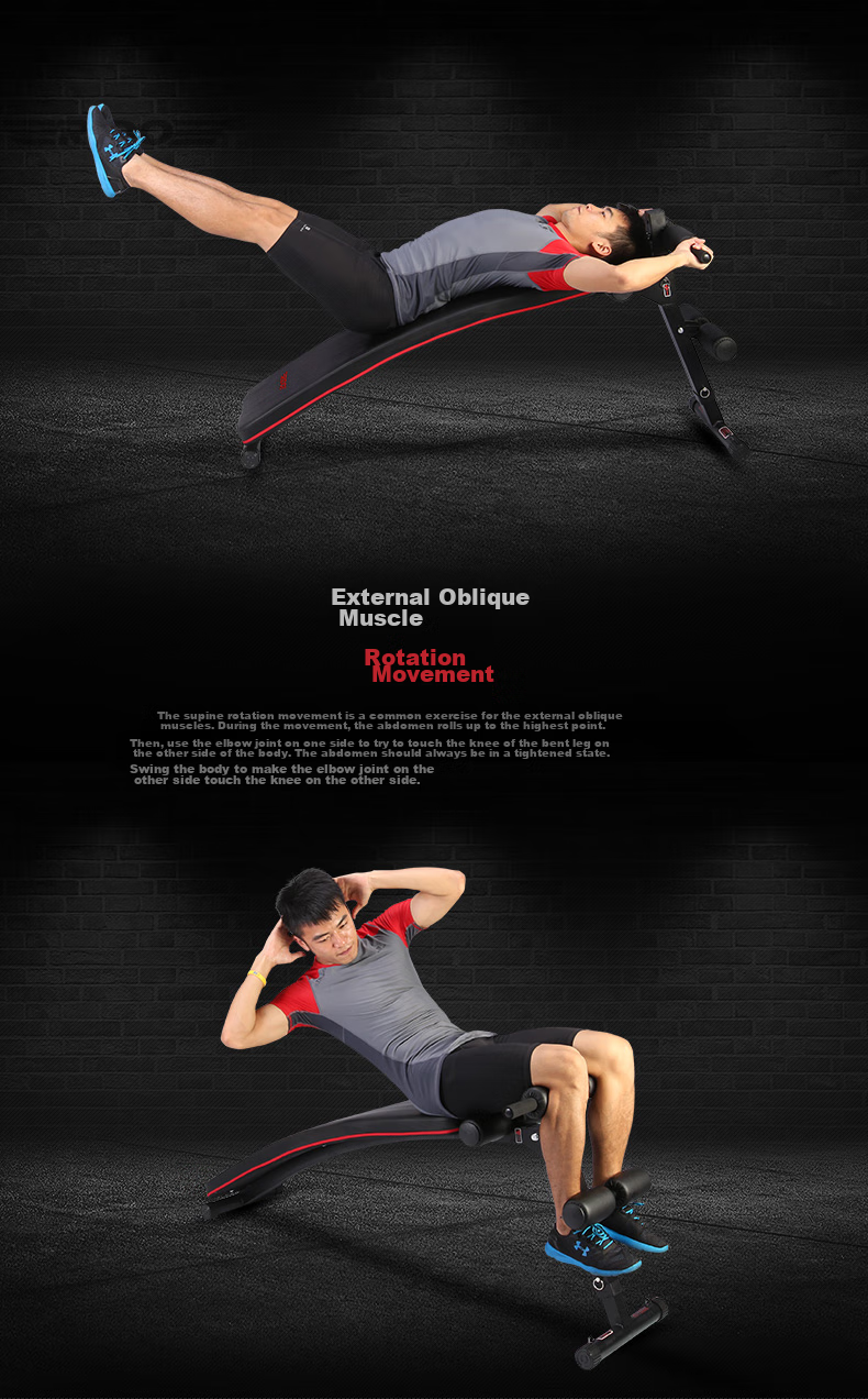 RIDO Sit-Up Assist Device, Home Fitness Equipment, Foldable Sit-Up Board, Abdominal Muscle Exercise Machine TD20 7