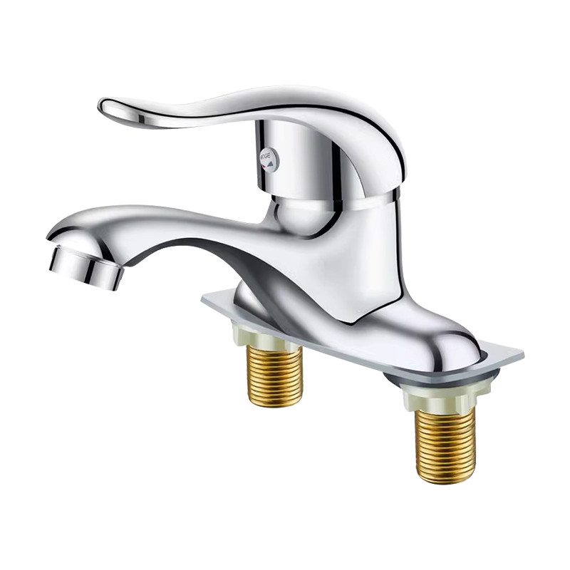 Yipinyinxiang Bathroom Faucet, Hot And Cold Basin Tap, Double Or Triple Hole Washbasin Faucet, Bathroom Tap