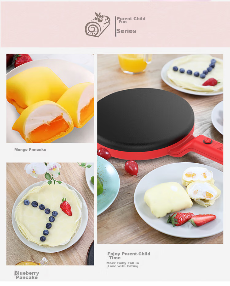 Liven Pancake Maker, Spring Pancake Machine, Breakfast Maker, Home Electric Griddle, Thin Pancake Maker, Sandwich Maker, Spring Pancake And Spring Roll Wrapper Maker, Layer Cake Maker BC-811A 12