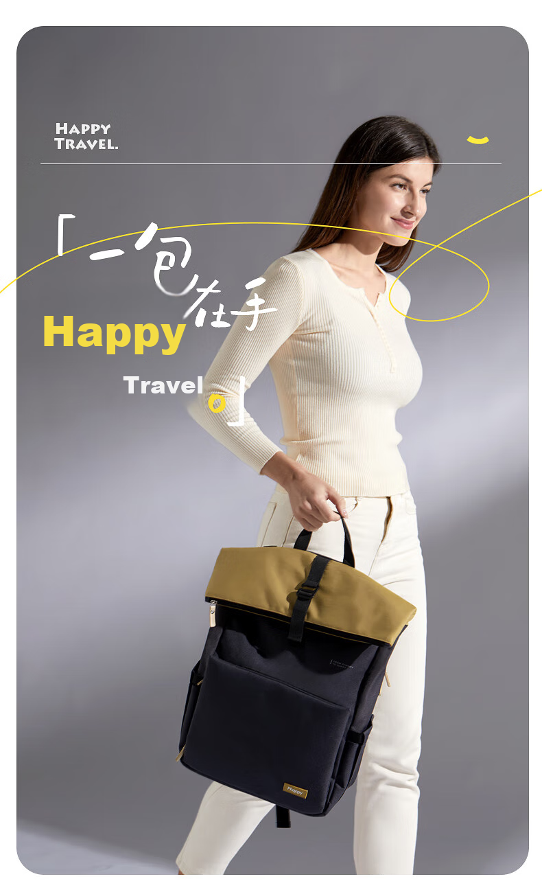 Xiaoyaxiang Milk Dad Bag, Large Capacity Backpack, Baby Outdoor Multifunctional Fashionable Handheld Mom Bag 10
