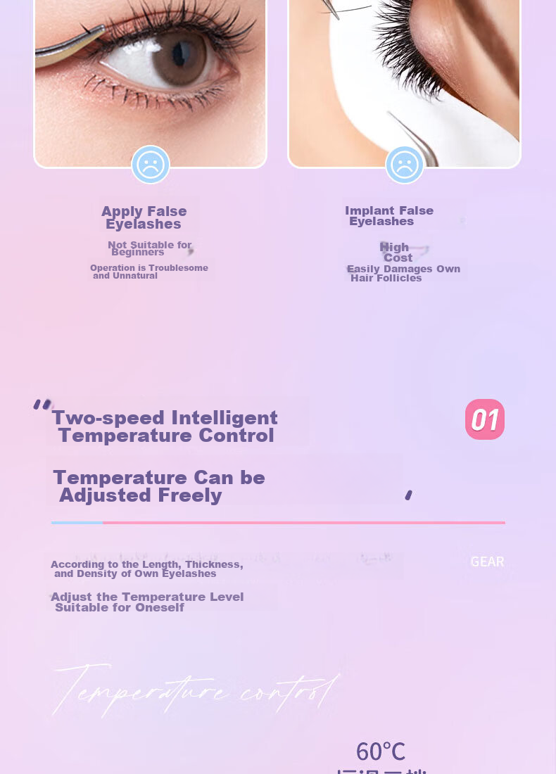 CENCI Electric Eyelash Curler, Fourth Generation, Heated Eyelash Curling Tool, Long-Lasting Shaping, Rechargeable Gift for Wome 8