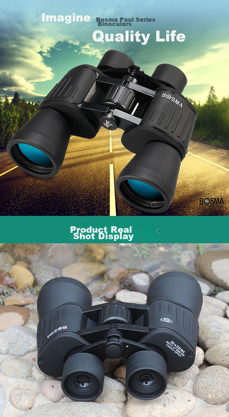 BOSMA Paul 10X50ZCY Binoculars, Luyou Model 10X50, High Definition And Magnification, for Travel, Competitions, Bird Watching 1
