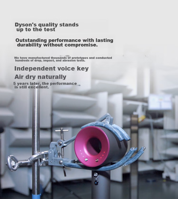 DYSON HD15 High-Speed Hair Dryer, Dyson Supersonic Electric Blower, Negative Ion, Quick-Drying Hair Care, Multiple Nozzles, Home Use, Gift Recommendation, Purple-Red Color 18