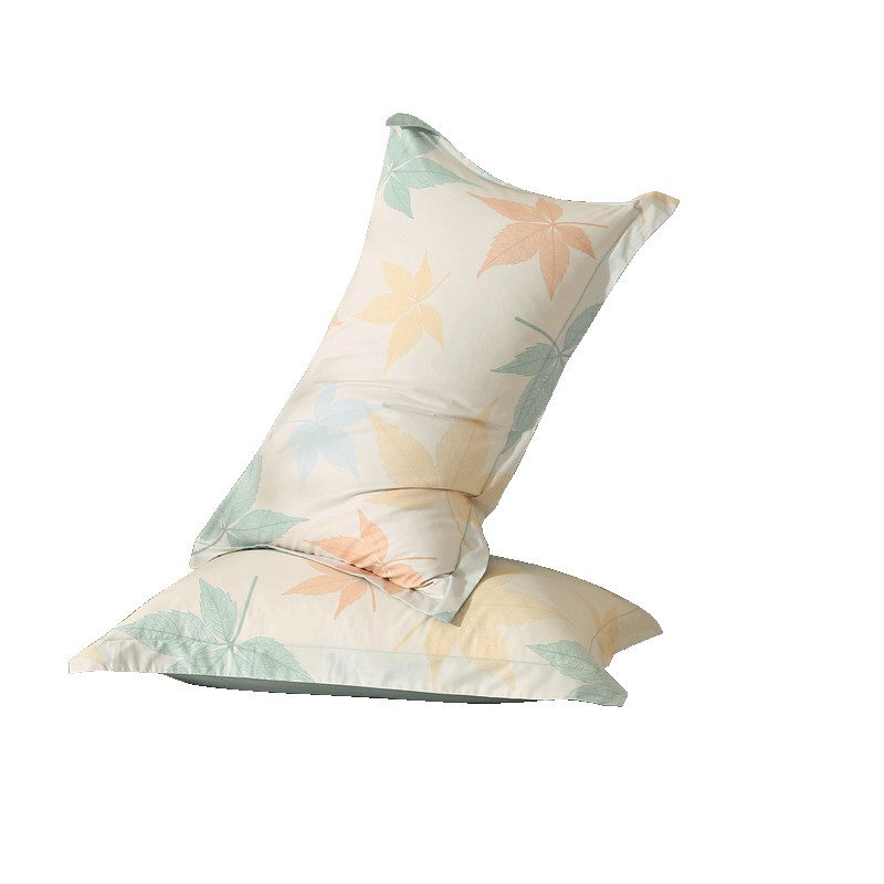 Shuixingjiafang Pillowcases, 100% Pure Cotton, Combed Cotton, Double Pillow Covers, Set of Two, for Home And Dormitory Use, 48x74cm