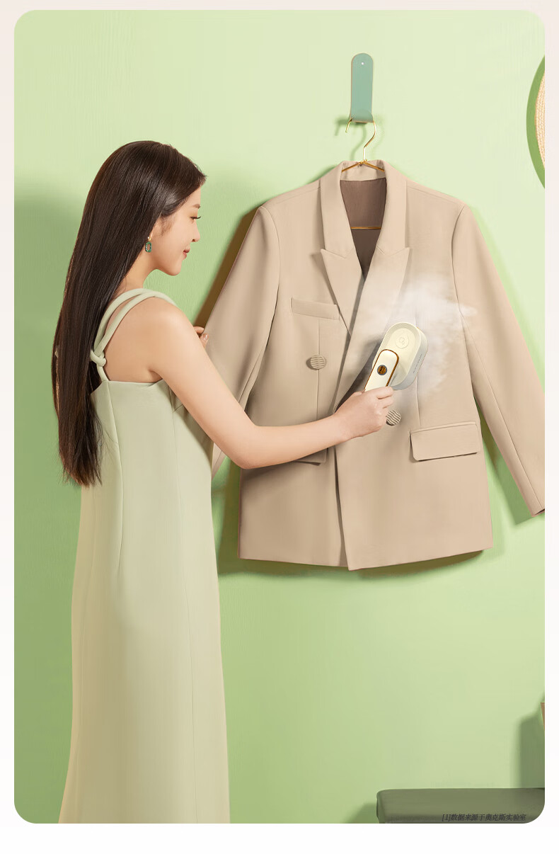 AUX Handheld Garment Steamer, 38g/min High Steam Output, 70ml Water Tank, Home Use Ironing Machine, Compact Electric Iron for Travel And Business Trips, Portable Clothing Steaming Tool, Gift, Group Purchase YD839 11