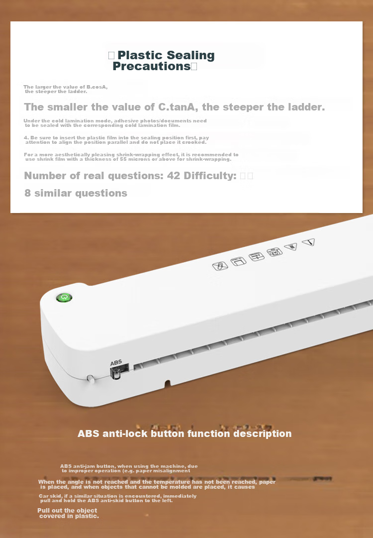 GEPAD A3/A4 Office And Home Laminator, Photo Card File Laminating Machine, Laminating Pouches Quick Laminator, Laminating Machine GP-SF250A3 11