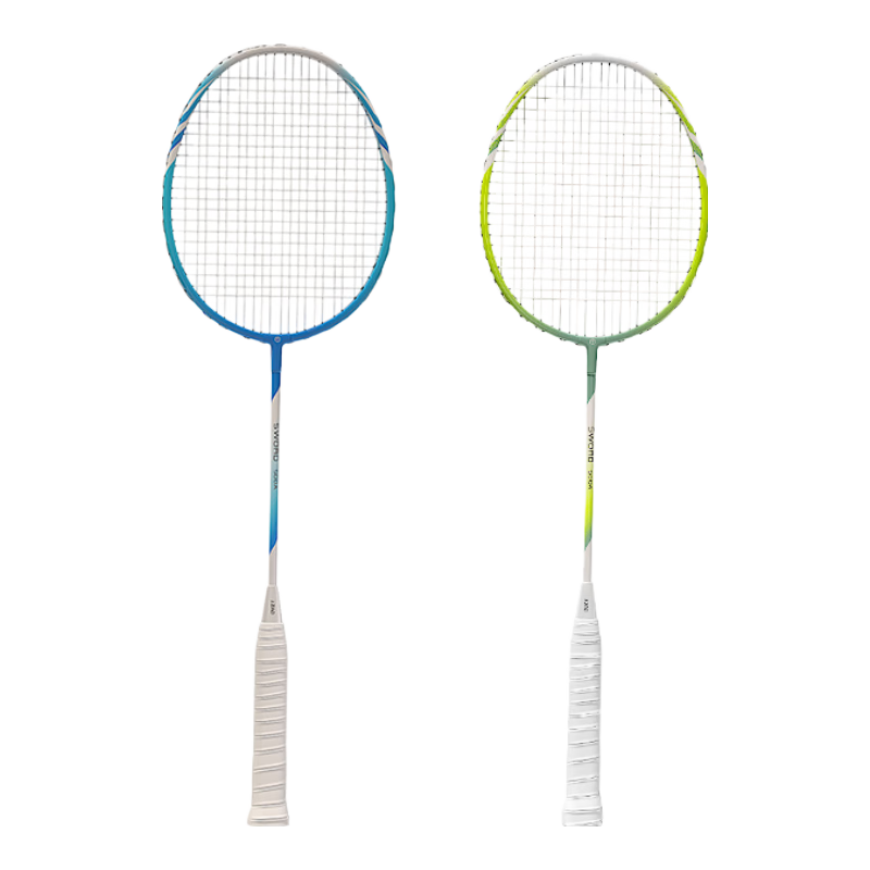 JD Original Rainbow 500 Badminton Racket Set, Lightweight Aluminum Frame with Durable Shuttlecock Included