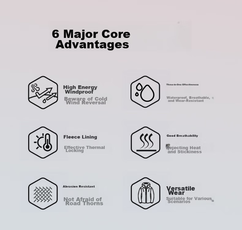Jeep Outdoor Jacket for Men And Women, Three-In Fleece Windproof Waterproof Couple's Coat with Detachable Layers, Cold-Resistant Mountaineering Suit, 2XL 3