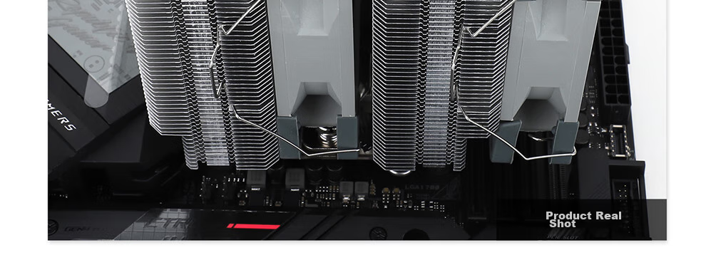 Thermalright Peerless Assassin 120 WHITE Air Cooler, AGHP 6 Heat Pipes Dual Tower, with Top Cover And Dual C12W Fans, PA120 WHITE 73