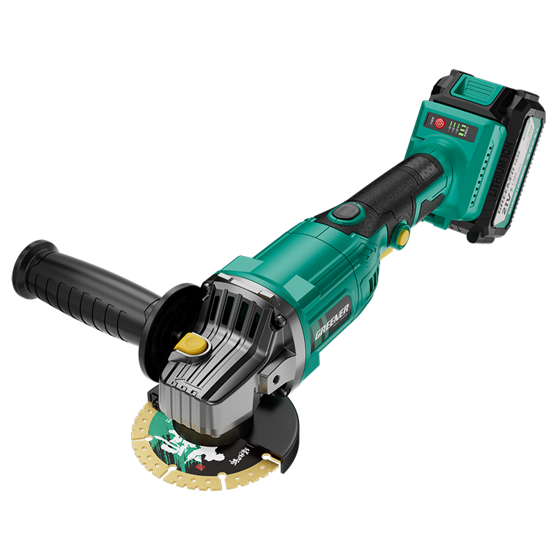 Greenlin Lithium Battery Brushless Angle Grinder 25-Piece Set Cordless Cutting Polishing Grinding Rotary Angle Grinder