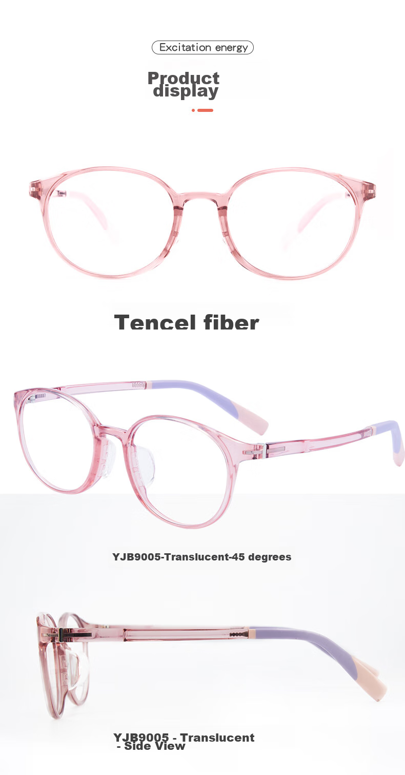 Yanjingbang Anti-Blue Light Radiation Children's Eyeglass Frames, Lightweight Comfortable Non-Prescription Glasses YJB9005 12