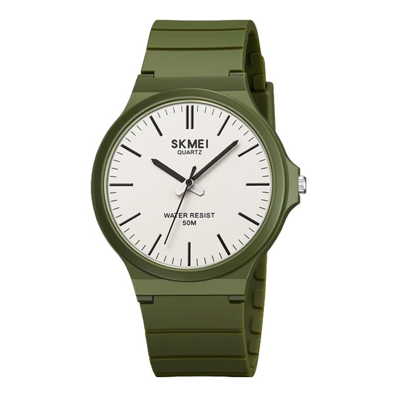 Skmei Student Watch for Middle And High School Students, Civil Service Exam-Specific Large Dial Quartz Watch Birthday Gift 2108