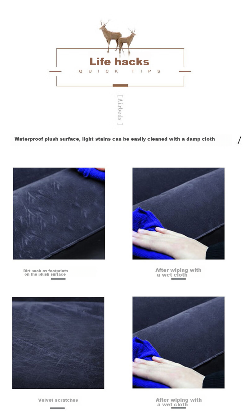 INTEX Inflatable Mattress Car Bed Nap Folding Bed Hospital Companion Single Air Mattress Outdoor Moisture-Proof Mat 64756D 16