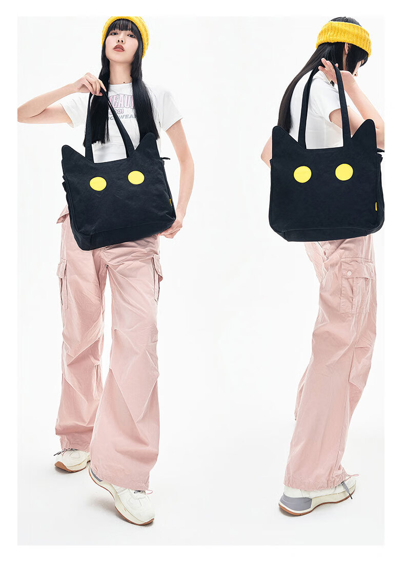 NOXXON Birthday Gift for Girlfriend, Shoulder Cat-Shaped Tote Bag, Commuter Large Capacity Handbag for Men And Women, Laptop Carrying Casual Fashion Bag 10