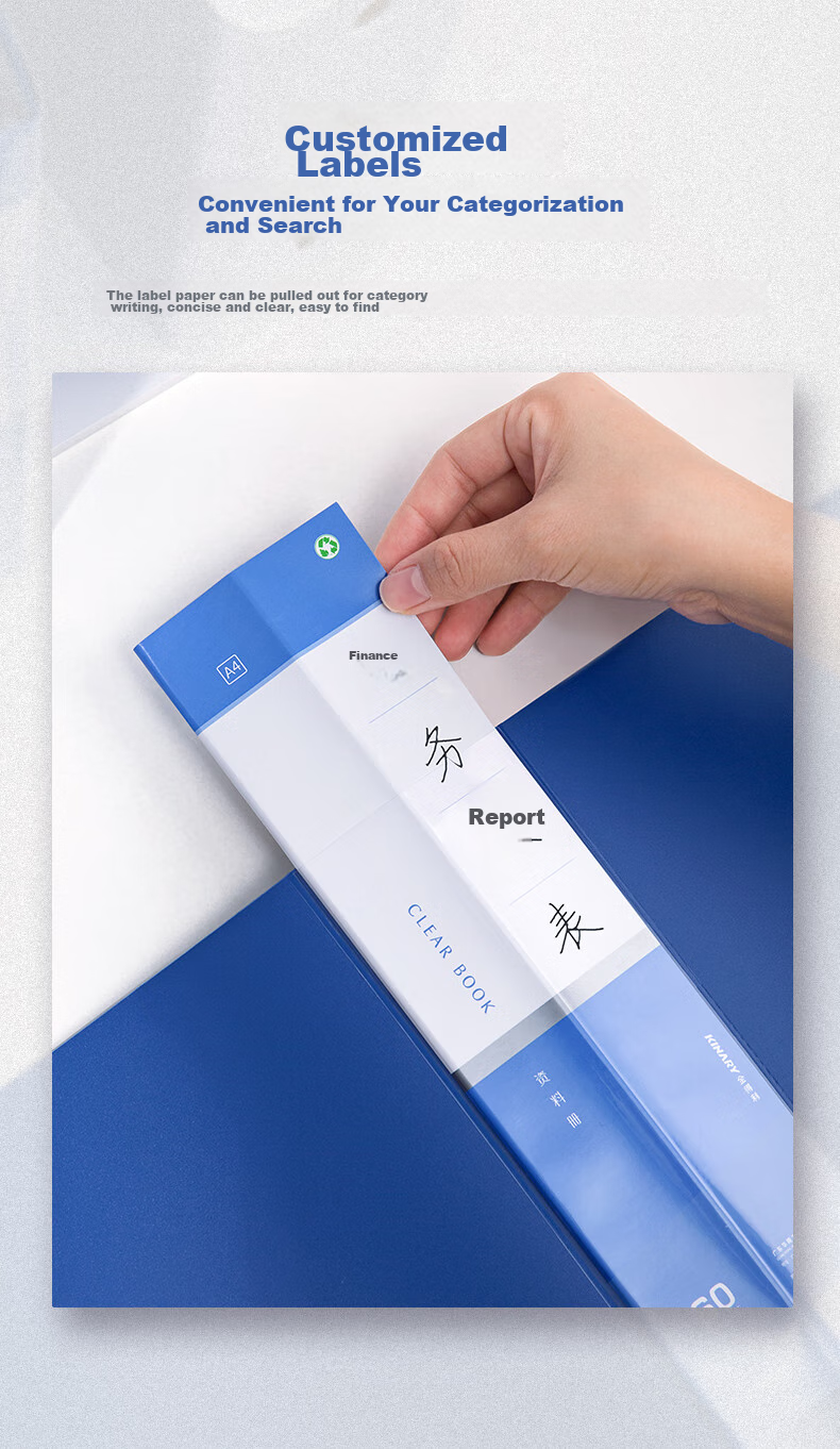 Jindeli 6 A4 Document Folders, 60 Pages, File Storage Folder, Contract, Maternity Check-Up Report Organizer, File Folder, Archive Folder, Sheet Protectors, File Organizer, Sheet Protectors for Music Scores, TD006-6 11