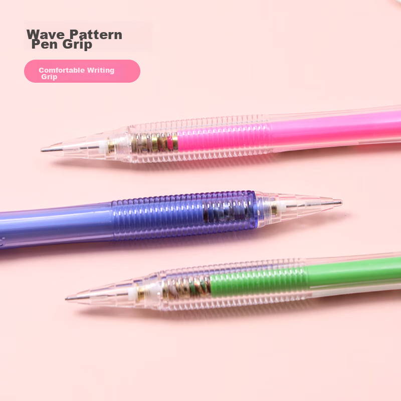 Pentel AX105W Candy-Colored Mechanical Pencil, 0.5mm Lead, Break-Resistant, for Students' Drawing And Exams, with Eraser at The End, Pink, Single Pack