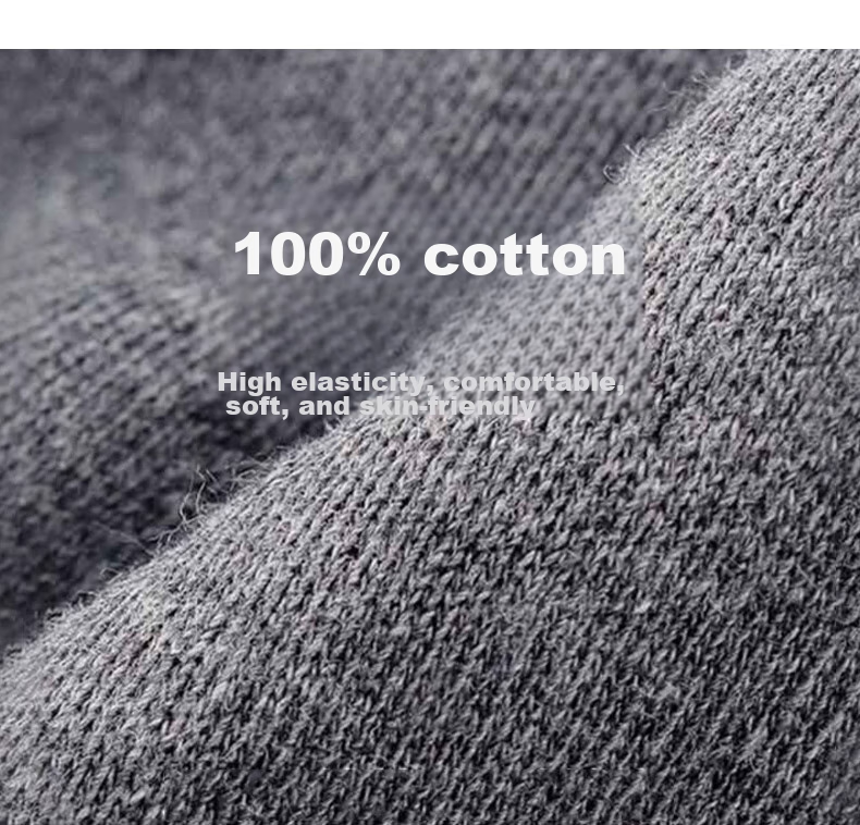 Hengyuanxiang [Large Size Men's Autumn Pants] 100% Pure Cotton Thin Plus-Size Antibacterial Thermal Underwear Base Layer Cotton Pants Spring And Autum 7