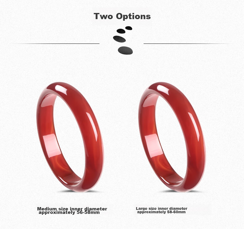 Istone Red Agate Bracelet, Medium-Sized Jili Wristband, New Chinese-Style Birthday Gift for Girlfriend 2
