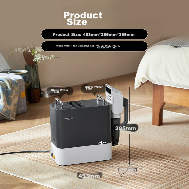 Donlim Fabric Cleaning Machine, Quick-Drying Fabric Cleaner, High-Temperature Steam Cleaning Machine, Steam Washing And Vacuum All-In Sofa Mattress Carpet Cleaner And Dryer DL-6930