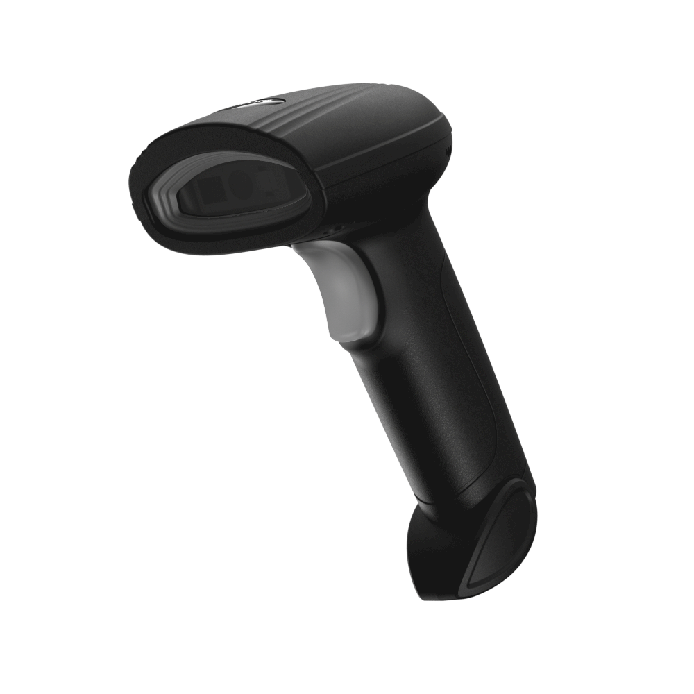 COMIX Barcode Scanner Gun Wireless Barcode Scanner Screen Code 1D/2D Barcode Scanner for Medical Insurance Payment, Pharmacy, Supermarket Checkout, Express Delivery Inquiry, Logistics Universal QX119 Black