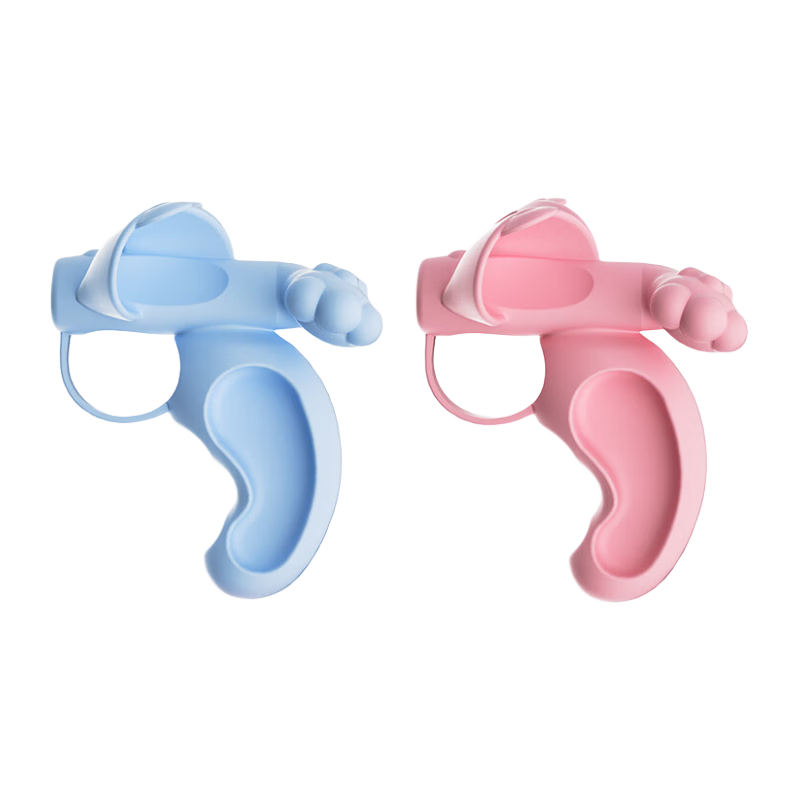 Wusheng Pen Grip Corrector, Five-Finger Hand Positioner for Kindergarten Beginners And Elementary School Students, Anti-Wrist Curling Device, Children's Writing Aid, Pink Pencil Holder, Teacher's Day Gift