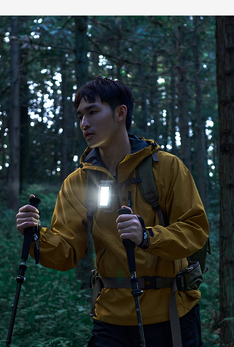 MOBIGARDEN Magnetic Outdoor Camping Waterproof Multi-Mode Work Light Tool Lamp NX23673008 Teak Color 16