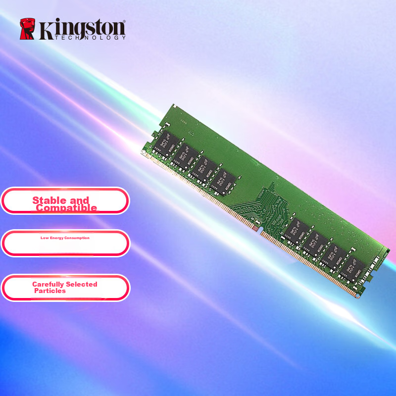 Kingston 16GB DDR4 3200 Desktop Memory Module (Random Width Version)